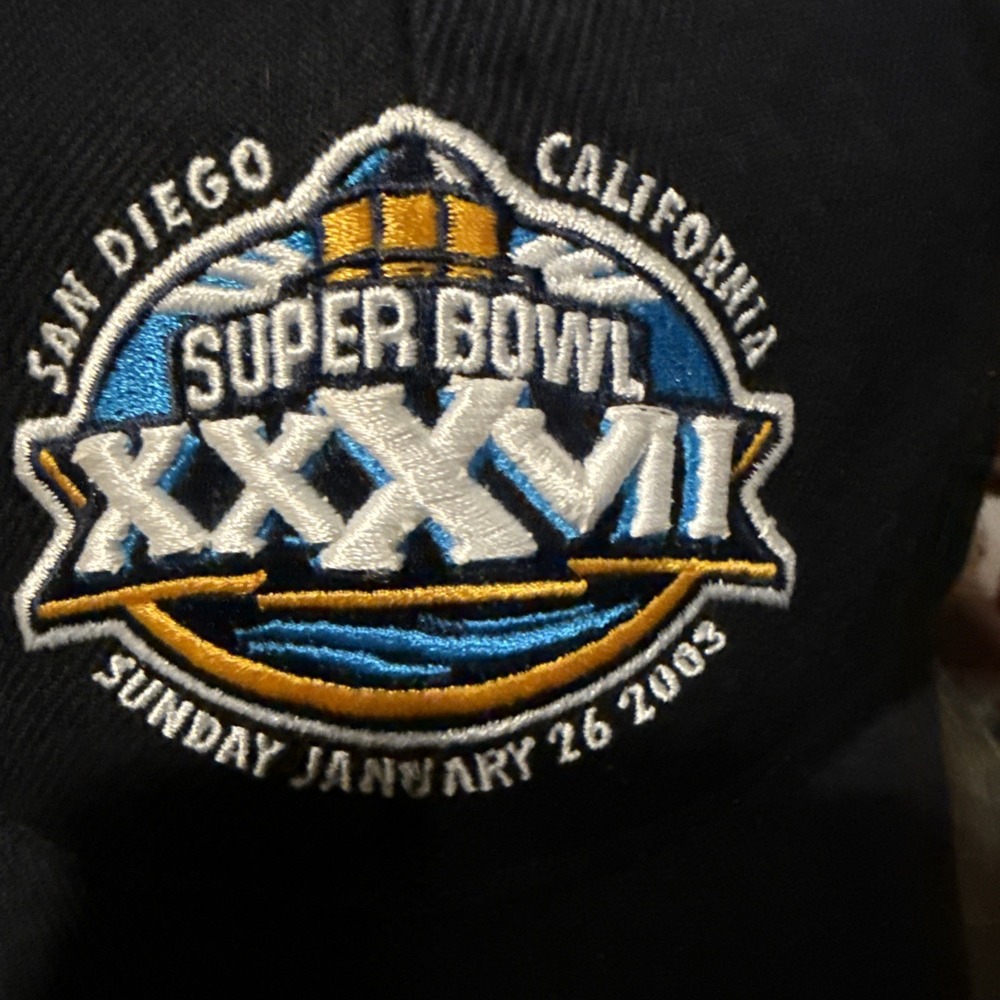 Super Bowl XXXVII (37) Strapback Hat San Diego 2003 NFL Reebok Vintage - Picture 2 of 5